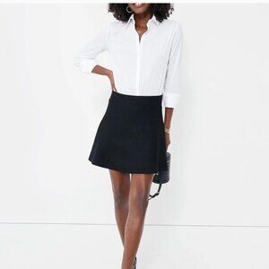 Tuckernuck Black Mini Rib Lined Skirt